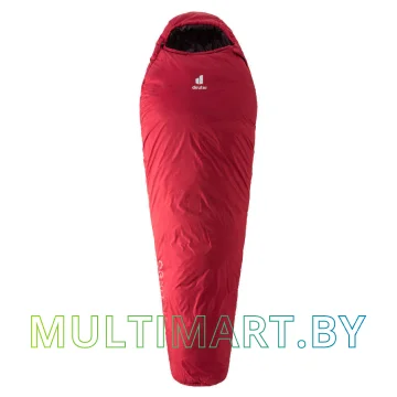 Спальный мешок Deuter Orbit -5 SL 175 (правая молния, красный)